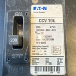 Eaton Ccv 10K 200A 2-POLE Circuit Breaker 120/240V Ac On/off. Fixed Price $99.00.