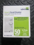 Leviton 2ND Gen 50A Smart Branch Circuit Breaker Remote Control, Pole. Fixed Price $110.00.