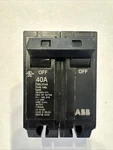 ABB40 Amp In. Double- Pole Circuit Breaker (THQL2140A). Fixed Price $12.00.