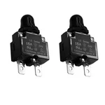 Zookoto 2PCS 15A DC50V AC125-250V Push Button Reset Circuit Breakers With Quick. Fixed Price $8.75.