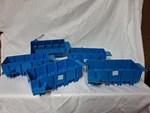 (qty 5) T&b Carlon 4-GANG Box W/ Captive Nails Bracket B455A. Fixed Price $20.00.