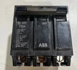 Abb Amp 1 In. 3-POLE Circuit Breaker (THQL32070A). Fixed Price $49.99.