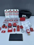 Ideal 44-1810 Standard Lockout/tagout Kit Nylon Zipper 20 Pcs W Key Red. Fixed Price $149.99.