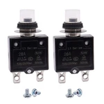 Mxuteuk 2PCS 20AMP Circuit Breakers Push Button Manual Reset 125/250V Ac. Fixed Price $14.69.