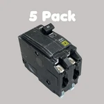 Square D 5 Pk Plug-on Circuit Breaker 60A-120/240V QO260. Fixed Price $78.40.