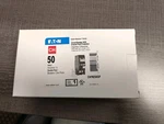 New Eaton CHFN250GF 50A 120/240V 2-POLE Gfci Circuit Breaker Plug-in Groundfault. Fixed Price $125.00.