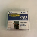 Square D QO250C Black 50A 120/240V 2-POLE Plug-in Circuit Breaker 1.5 W In.. Fixed Price $29.99.
