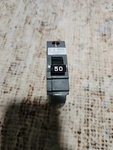 Connecticut Electric UBIF50N Gray One Pole Amp Ac Circuit Breaker. Fixed Price $14.99.