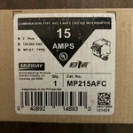 MP215AFC - Murray Amp 2P Pole 10KA 120/240V Plug On Afci Breaker Nib. Fixed Price $79.00.