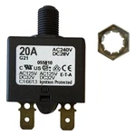 1658-G21-01-P10-20A Circuit Breaker Therm Push Cur-rtg Flange Pole Vol-.... Fixed Price $16.36.
