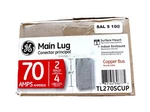Ge Amp Main Lug Spaces 4 Circuits Indoor Surface Mounted Model TL270SCUP. Fixed Price $29.99.