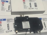 Eaton CHFP115GF Ground Fault Circuit Breaker, 15A, 1P, 120V-LOT Of 10. Fixed Price $260.00.