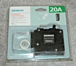 New Siemens Ground Fault Circuit Interrupter Breaker Model QF120P Gfci Amp. Fixed Price $45.67.