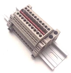 Power Distribution Terminal Blocks 10 Connector Rail Dinkle 12AWG 20A 600V. Fixed Price $18.99.