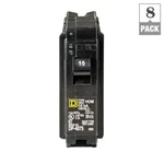 Square D HOM115CP Homeline Amp Single-pole Circuit Breaker (8-PACK). Fixed Price $72.23.