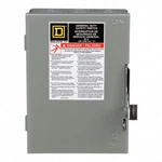 Square D211N Safety Switch, Fusible, 30 A, Steel 1H246. Fixed Price $82.05.