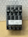 New Siemens Q21515CT2 Two 15-AMP Double Pole Quad Circuit Breaker. Fixed Price $38.00.