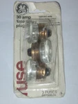 30 Amp Time-delay Fuses (3) Rough Package. Fixed Price $6.49.