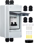 Dihool Ac Dc Circuit Breaker With IP65 Din Box For Solar Systems, 10 Amp 2 Pole. Fixed Price $29.99.