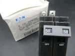 Qty: Eaton CHB250 2-P 50A 120/240V Bolt Circuit Breaker 'sameday Ship'. Fixed Price $180.00.