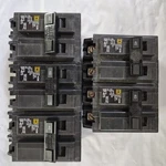 Lot Of 5 Square D Homeline Amp 2-POLE Circuit Breaker HOM240CP. Fixed Price $64.95.