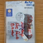 Square D QO120CAFIC 20A Combination Afci Circuit Breaker Arc Fault Protection. Fixed Price $35.00.