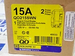 New Square D QO215SWN Amp Pole 120V Plug On Circuit Breaker. Fixed Price $94.00.