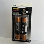 Eaton Bussmann BP/FRN-R-40ID Easyid Amp Indicating Fuses Set Of 2 New. Fixed Price $9.99.