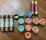 Lot Of Bussmann Assorted Fuses Screw SL20 SL30 Time Delay Fustat SA20. Fixed Price $21.84.