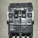 Eaton BQ215220 15/20A, 120/240V, Ctl Quad Cb. Fixed Price $34.00.