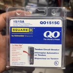 Square 15/15A Tandem Breaker QO1515C. Fixed Price $27.89.