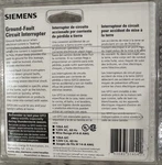 Siemens Amp 1-POLE Ground Fault Circuit Interrupter Type Qpf (QF115P). Fixed Price $48.00.