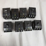 Square D 50, 30 Amp 3-POLE Circuit Breaker 240V 10KA Lot Of 8. Fixed Price $160.00.