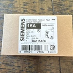 Siemens BA115AFC 120V 1-POLE Combination Type Afci Plug-in Breaker. Fixed Price $40.00.