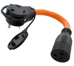 30A Piggy-back TT-30 Plug Nema 5-20 Household Connector Adapter By Works. Fixed Price $49.99.