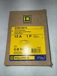 New Square EDB14015 Single Pole Amp Circuit Breaker 277V 50/60HZ. Fixed Price $27.99.