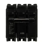 Amp 3-POLE Circuit Breaker THQL32060A Abb Thermal Magnetic, Ul Listed. Fixed Price $99.24.