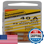 Bussmann VP/ATC-40-RP Orange Amp 32V Acting Blade Fuse Pack Of 25. Fixed Price $33.82.