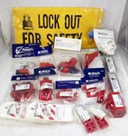 Brady 65780 Lockout Bag Kit + 17 Pcs 45342 67944 66063 65688 51252 65329. Fixed Price $94.54.
