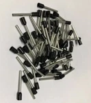100 X Panduit Pan-term Ferrules 16AWG 18MM Black Sleeve FSD78-18-D. Fixed Price $10.77.