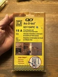 Arc-d-tect Amp Square Pole QO115AFIC 120 V Circuit Breaker. Fixed Price $49.00.