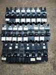 (25) Fpe Stab-lok NB111020 1" Wide Circuit Breaker 20AMP 120/240VAC Tested. Fixed Price $50.00.