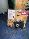 Siemens Dual Function Circuit Breaker Plug-on 120V 20A Black Q120DFNP. Fixed Price $44.91.