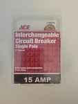 Ace INTERCHANGEABLE15 Amp Single Pole Circuit Breaker 3108842 New. Fixed Price $11.00.