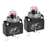 Uxcell Thermal Circuit Breakers 7A 125/250V Ac 32V Dc Push Button Reset.... Fixed Price $11.41.