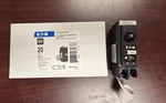 BRN120GF Eaton 1POLE 20AMPS 120/240VOLT Plug-in W/ Groundfault New Breaker. Fixed Price $59.99.