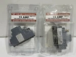 Connecticut Electric Pushmatic AMP/15AMP Breaker (lot Of 2) VPKUBIP1515. Fixed Price $62.37.
