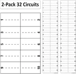 Pack 32 Circuits Replacement For Square Schnider Homeline Electrical. Fixed Price $20.00.