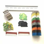 Rail Terminal Block Kit Dinkle DK2.5N 12 Awg Gauge 20A 600V Ground Jumper. Fixed Price $29.99.