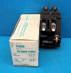 Genuine Siemens P2020 Pushmatic Duplex Breaker 2X20A 120/240V. Fixed Price $79.95.
